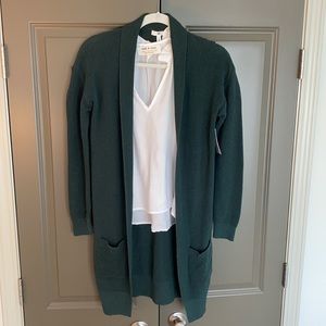NWOT BP Green Long Cardigan Sweater